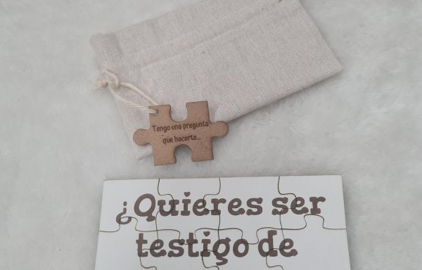 Puzzle para testigo u otro