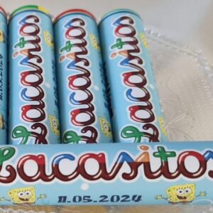 Etiqueta Lacasitos en folio