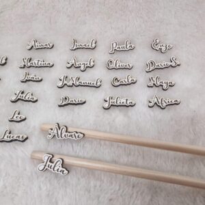 Lapices + Nombres Madera